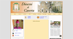 Desktop Screenshot of diocesicaserta.it